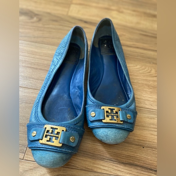 Tory Burch Blue Flats - Picture 5 of 5